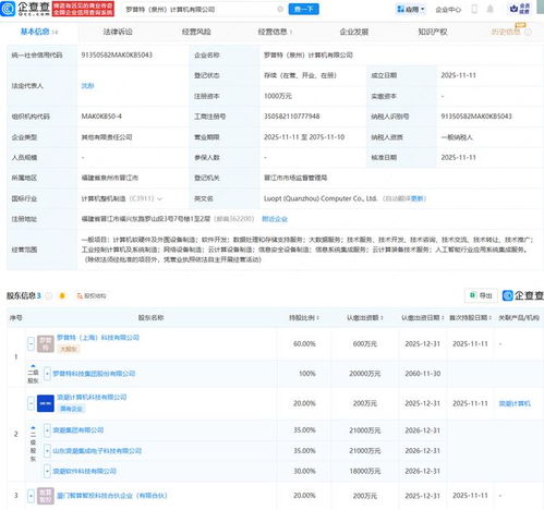 羅普特與浪潮集團攜手成立計算機公司，專注數據處理與存儲支持服務